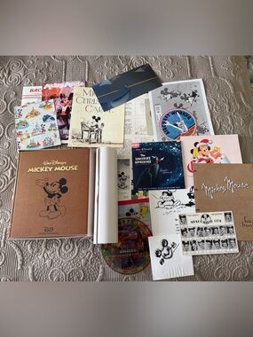 🐭✨ D23 Walt Disney’s Mickey Mouse Member Gift Portfolio Reproductions 20/23 Rare